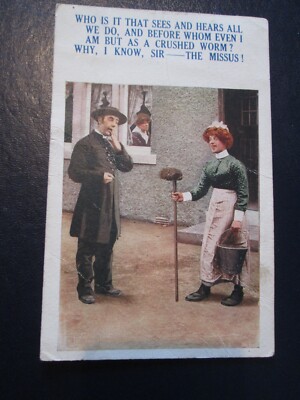 Bamforth Life Model Comic Postkarte ''Voll Zeit! Gewichtszunahme! ...'' 1920