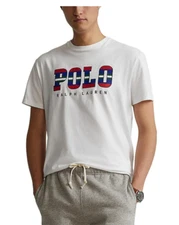 Polo Ralph Lauren Men’s T-Shirt XL or 2XL White Classic Fit Logo SS Jersey Tee