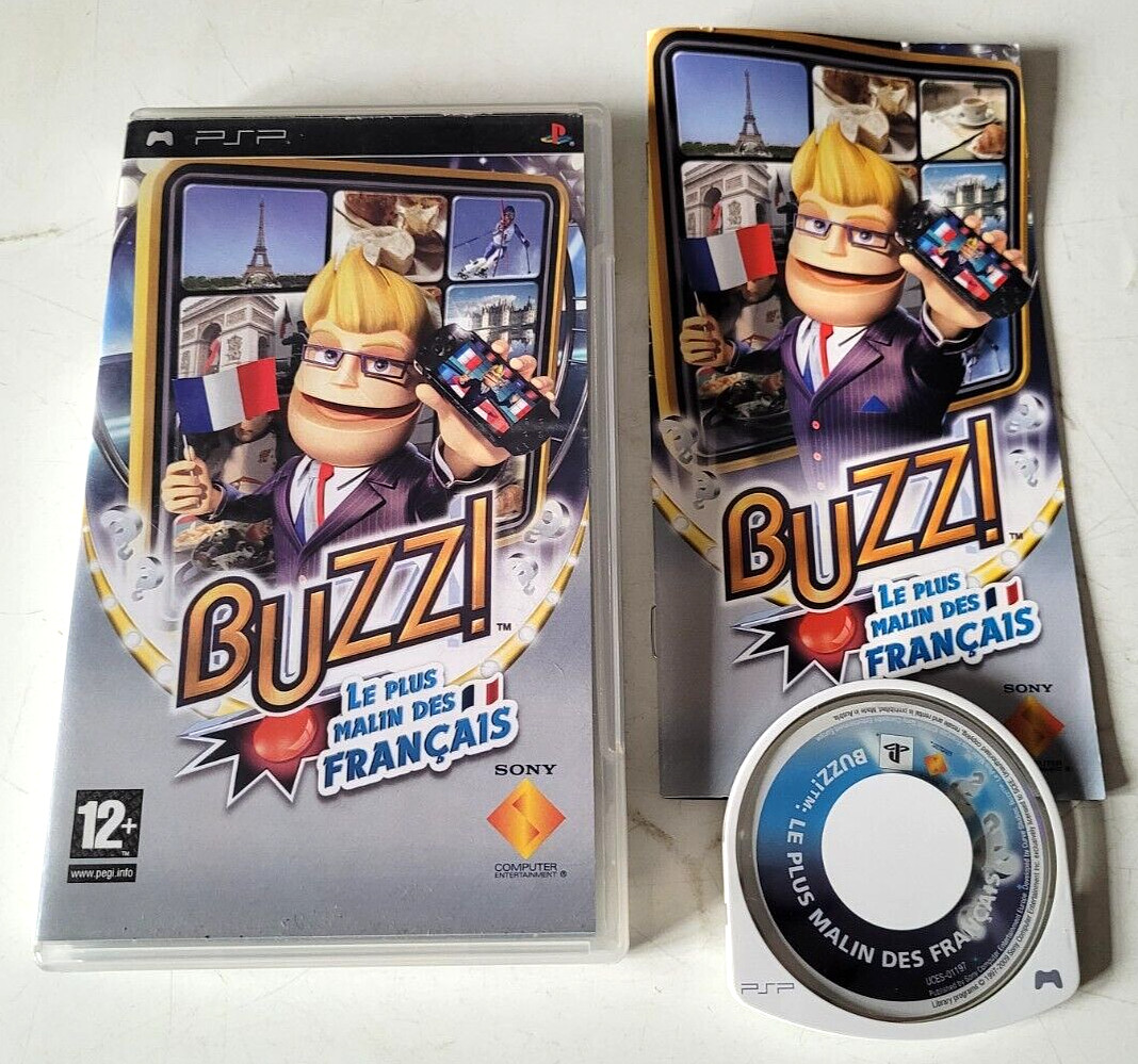 Buzz Le Plus Malin Des Français - Sony PSP - Complet