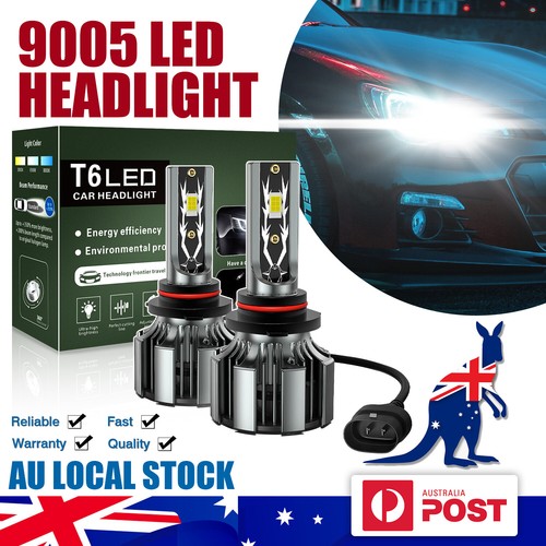 H4 LED Headlight Hi-Lo Bulb Conversion Kit Globes For BA BF FG Ford - Foto 8