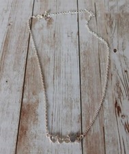 Disney Mickey Mouse Hearts Fashion Silver Necklace