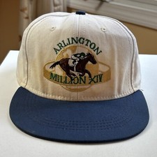 Arlington International Racecourse XIV Adjustable Hat Cap Horse Race USA Made