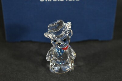 Swarovski Crystal Figurine Cowboy Kris Bear Johnny (883413). Mint
