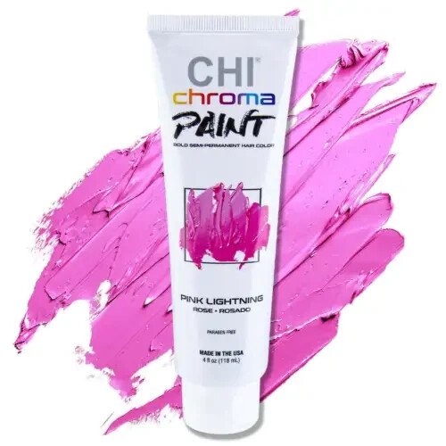 Краска Chi Chroma Paint - Розовая молния - Стойкий полупостоянный цвет для волос- 4 унции 3590₽