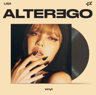 BLACKPINK LISA ALTER EGO VINYL SIGNED AUTOGRAPHED- IN HAND SHIPS SAME DAY