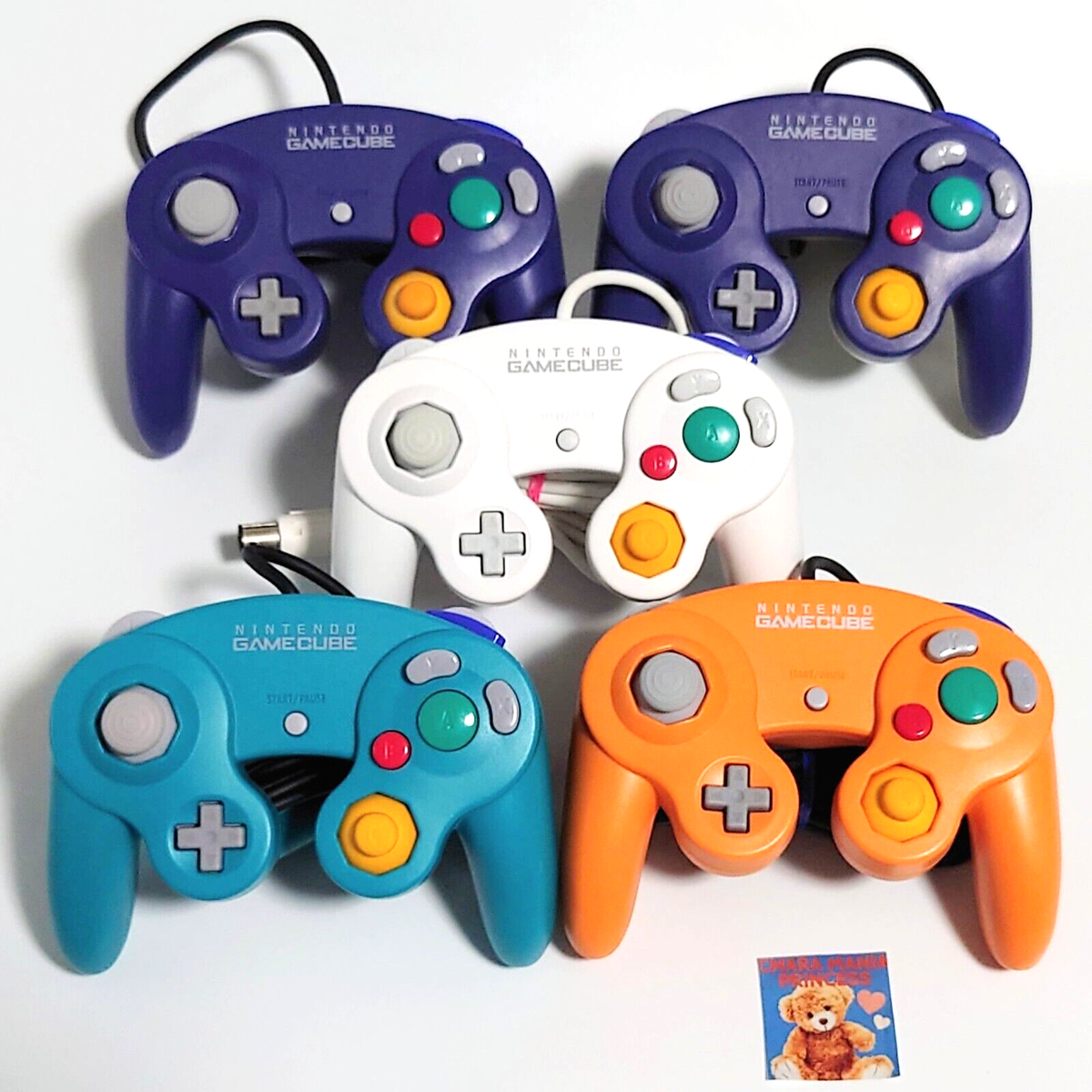 NINTENDO GAMECUBE + リモコン三台 Nintendo GameCube Controller White Emerald Orange Violet Clear