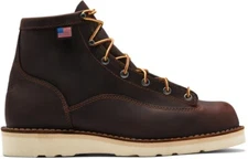 NEW Danner MEN's Bull Run 6" Plain Toe Leather Work Boots