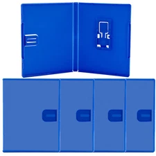 5PC Empty Blue Replacement Cases Cover For PlayStation PS Vita Games 6Z