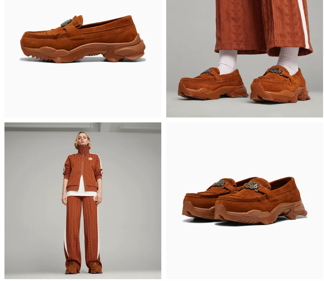 Scarpe mocassini nuovi da uomo Puma x PALOMO Nitefox scamosciati 396816 01 CU4864 001