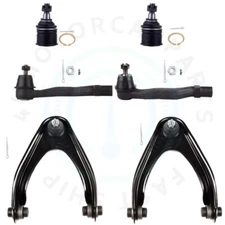 For 1997-2000 2001 Honda CR-V 6x Front Upper Control Arm Ball Joint & Tie Rod