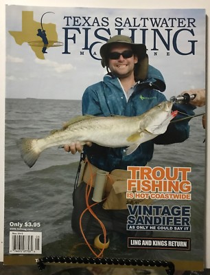 Texas Saltwater Fishing Trout Vintage Sandifer May 2015 FREE SHIPPING JB