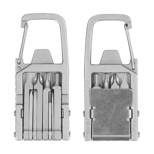 Keychain Multitool 12 In 1 Folding Multi Tool Screwdriver Bit Accessories SPS - Picture 19 of 22