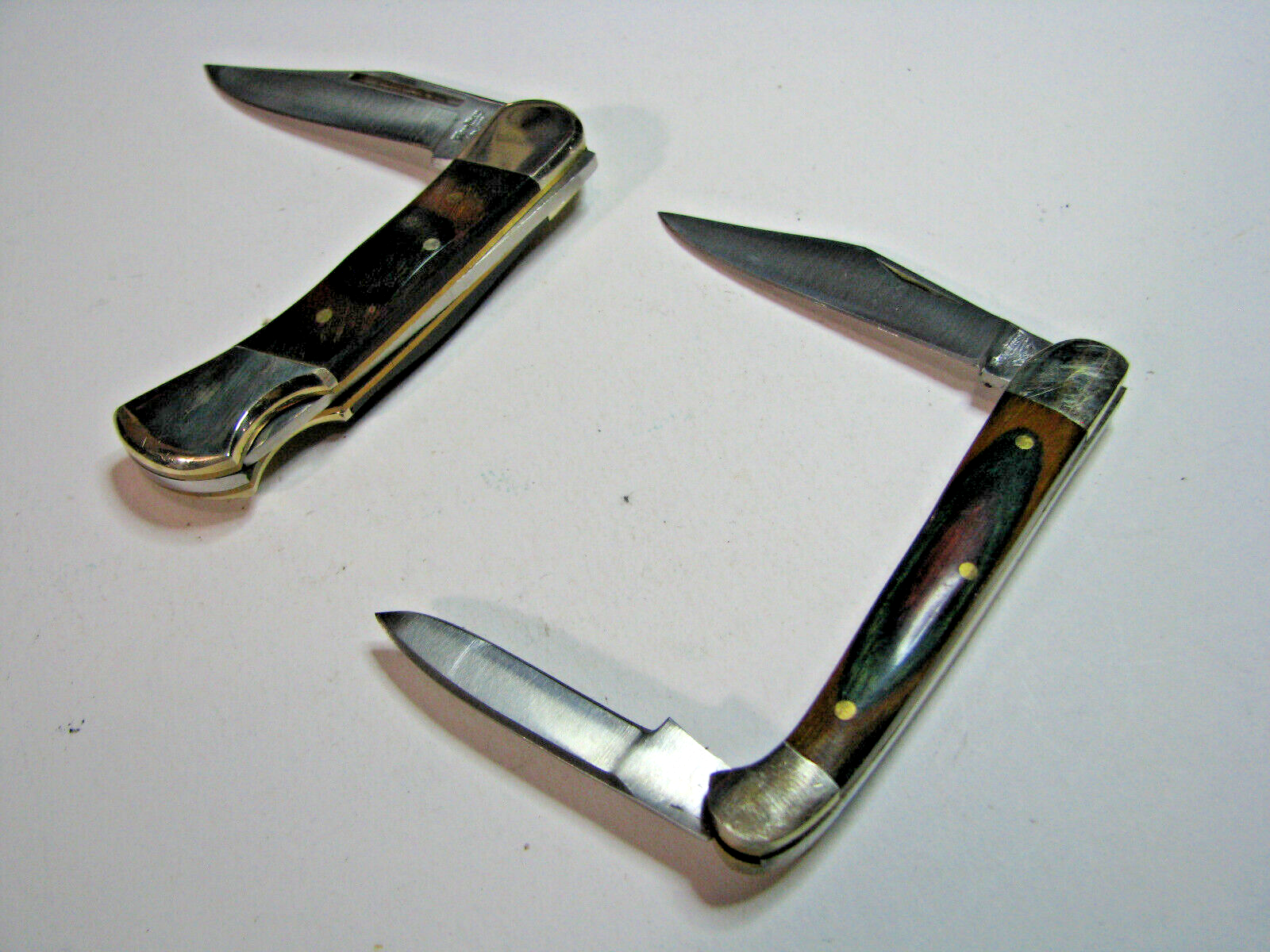 Frost Cutlery 2 Pocket Knife Lot Lil Blue Ridge Cougar and Little Copperhead