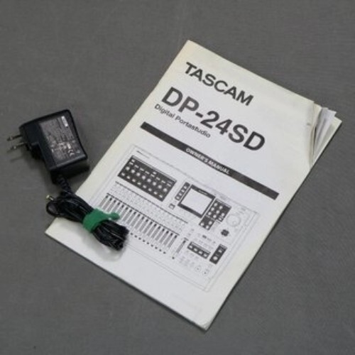 TASCAM DP-24SD 24 Track Digital Multi-Track Audio Recorder with AC Adapter Junk - Picture 9 of 9