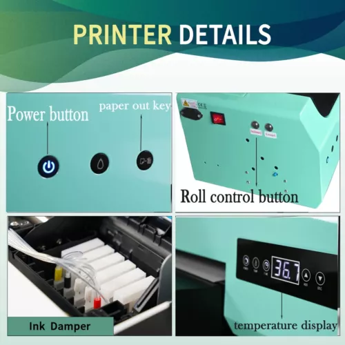 PUNEHOD A3+ DTF Printer Epson L1800 Direct to Film Printer+Shaker+Heat Press DIY - Picture 4 of 12