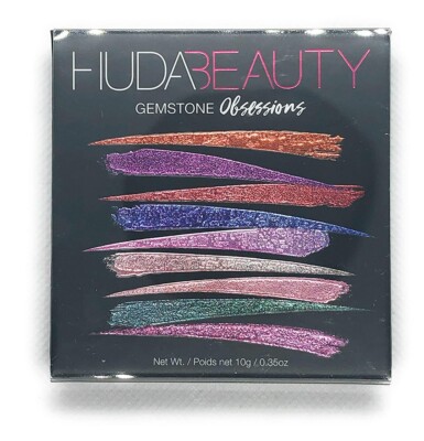 Huda Beauty Gemstone Obsessions-Shimmer & Metallic Eyeshadow Palette.Authentic