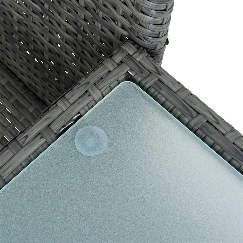 Polyrattan Gartenbank Bank Rattan Sitzbank 2-Sitzer Gartenmöbel Balkonmöbel - Bild 4 von 4