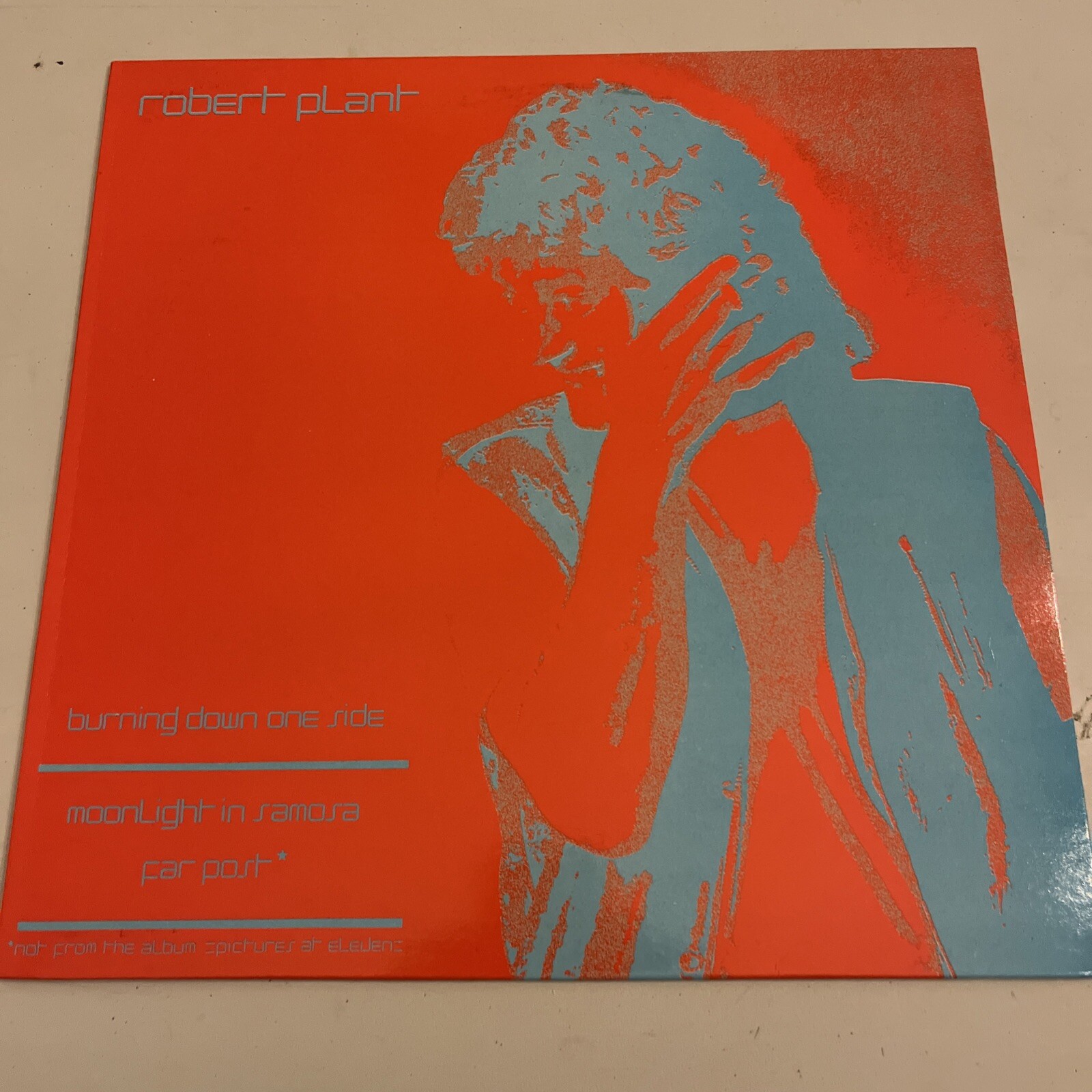 Robert Plant UK 12” Single - Burning Down One Side