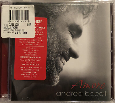 Amore by Andrea Bocelli (CDF, 2006) New/Sealed