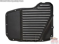 Dodge, Jeep, 45RFE, 5-45RFE HD Deep Trans. Pan, Step & Relief, Black Powder Coat