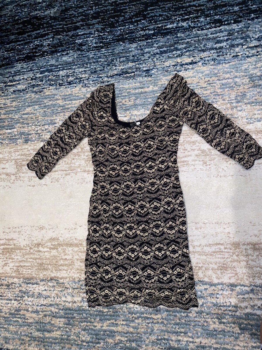 Black Swan Long Sleeve Gold And Black Lace Dress | eBay Black Swan Long Sleeve Gold And Black Lace Dress | eBay
