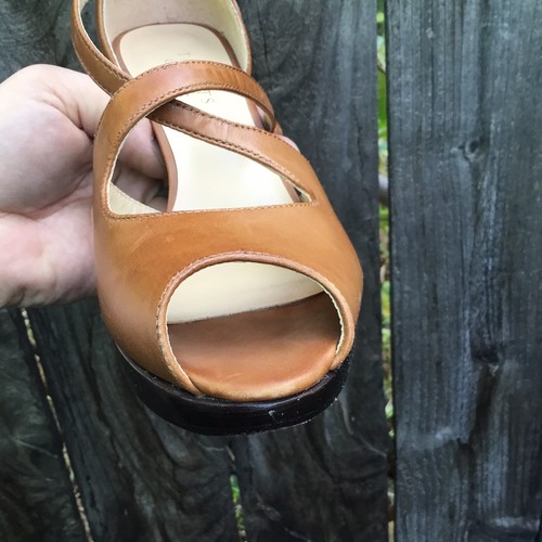 Talbots Damen High Heels Pumps Schuhe 9,5 Cognac Leder - Bild 18 von 21