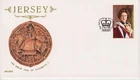 Unaddressed Jersey FDC First Day Cover 1983 £5 Definitive Stamp