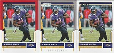 Kamar Aiken BALTIMORE RAVENS 2017 SCORE RED FAT PACKS, SCORECARD & Base #275