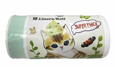 Kitty Litter Liners/Roll Super Thick Cat Litter Pan Liners Drawstring Closure