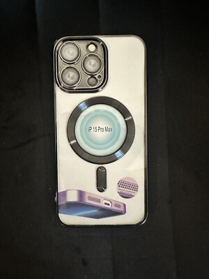 Shockproof Mag Safe TPU Case For iPhone 15 Pro Max  Camera Lens Cover