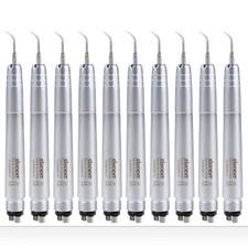1-10 SANDENT Dental Ultrasonic Air Perio Scaler Handpiece Hygienist 4Hole 3 Tips