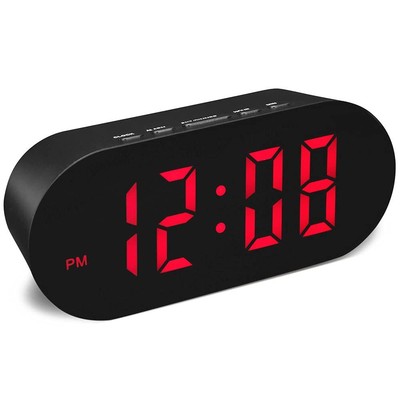 Simple Easy to Use Digital Alarm ClockSmall CompactAuto Dim at Night and 6 Ma...