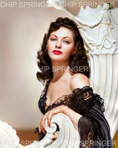 Yvonne De Carlo Portrait #21 | 8x10 COLOR Photo by CHIP SPRINGER - 第 1/1 張圖片