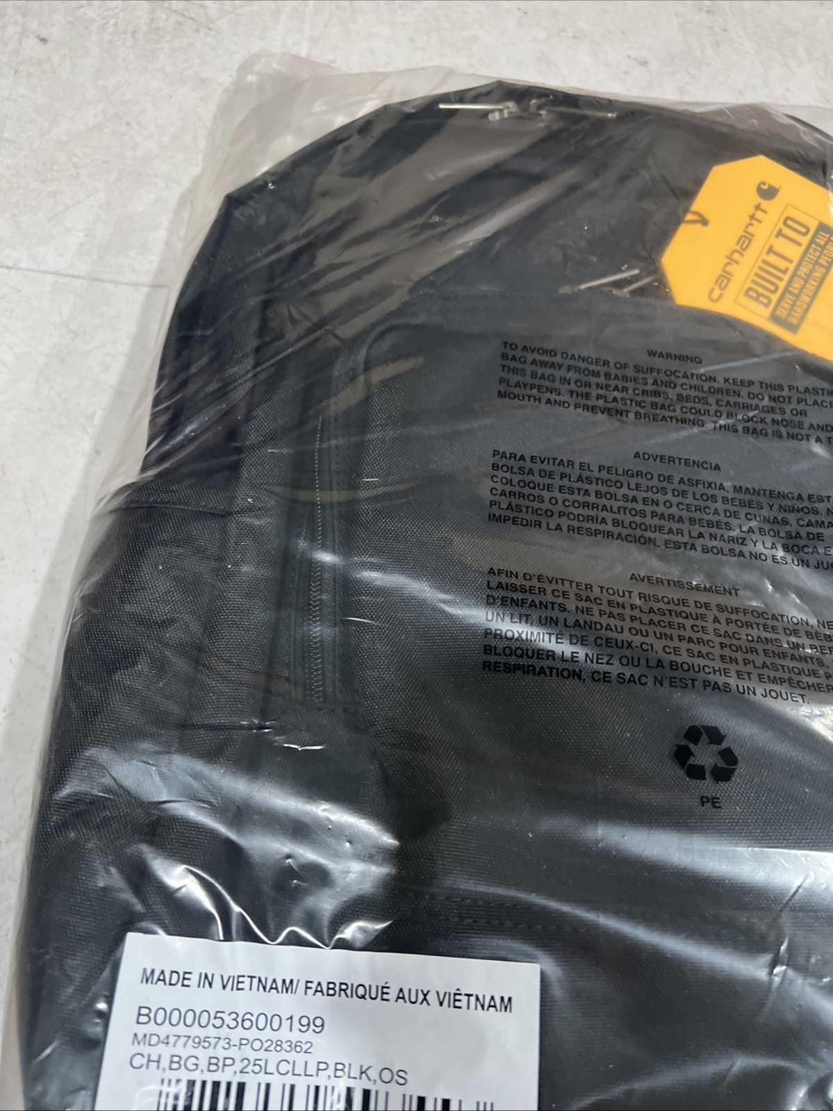 Carhartt 25L Classic Backpack, Durable Water-Resistant Pack W/ 15" Laptop Black thumbnail 11