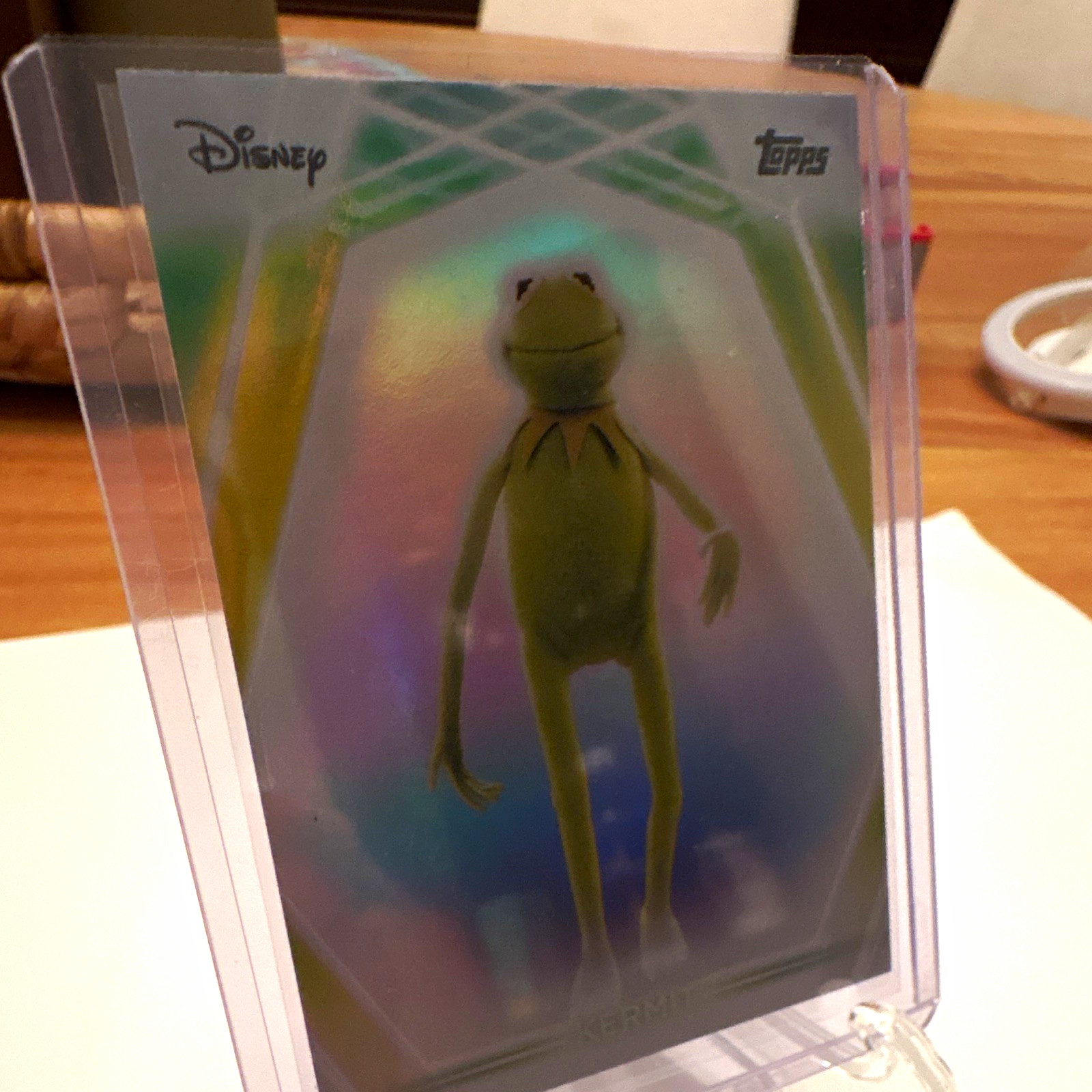 Topps Disney 100 2023 Kermit #186 Refractor Parallel Non-Sport Trading Card