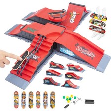 Skate Park Ramp Kit Tech Deck Mini Fingerboard Fingerboard Ultimate Park Gifts