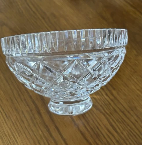 vintage Waterford Crystal footed bowl