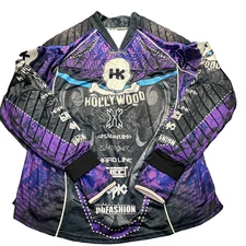 HK Army Paintball Jersey Men's XL? (Read) Long Sleeve Padded Black Purple EUC