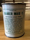 Vintage Quaker Maid LITHIUM One Pound Can   Empty — photo 3