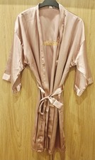 Suknia druhny różowe złoto