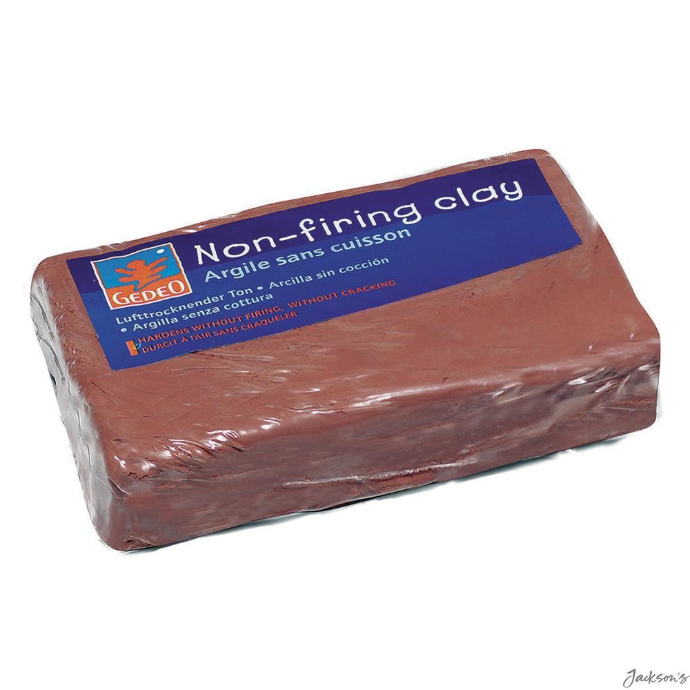 Pebeo Gedeo Air Dry Clay Natural Red 1.5kg Modelling And Mould Making