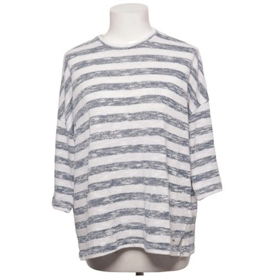 Herrlicher, Strickpullover, Größe: L, Blau/Weiß, Streifen, Damen #pgm
