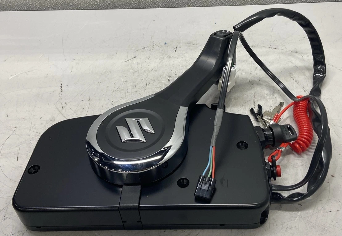 Suzuki 67200-93J70 Outboard Side Mount Remote Control w/T&T Handle