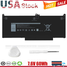 MXV9V Laptop Battery For Dell Latitude 5300 5310 2-in-1 7300 7400 60Wh 7.6V