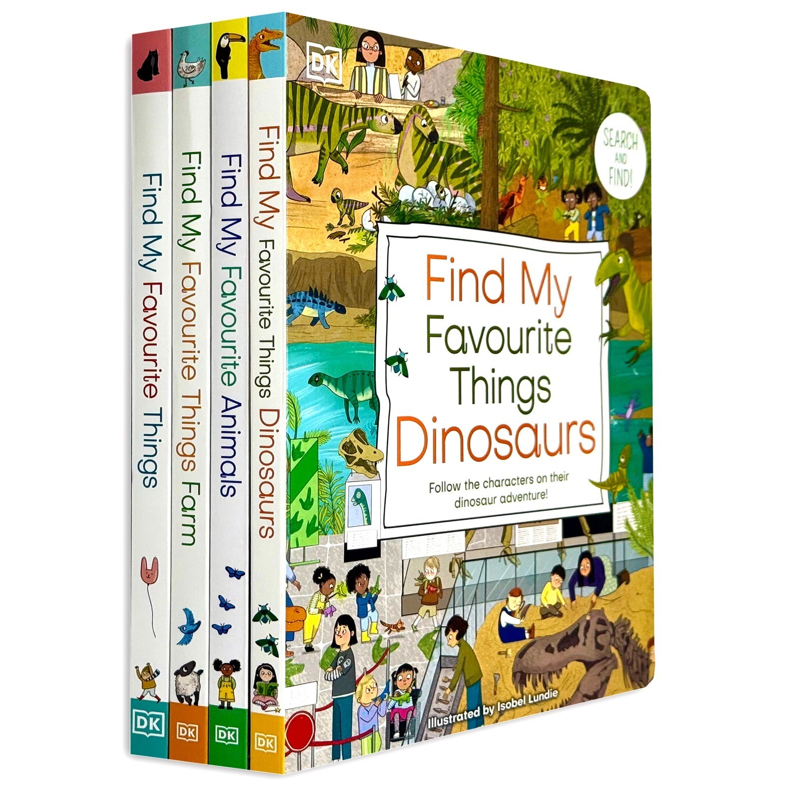 Dk Unisex Find My Favourite Things, Find My Favourite Animals 4 Books Collection Set - Fiction - Boardbook - Image 2