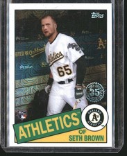 2020 Topps Update #CPC-48 Seth Brown 1985 Topps Chrome Silver Pack