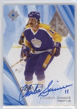 2023-24 Upper Deck Ultimate Collection Legends Auto Charlie Simmer #97 Auto uk2