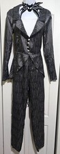 Jack Skellington Adult Costume Suit Bat Bowtie The Nightmare Before Christmas SM