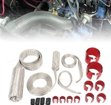 Universal Braided Hose Sleeving Stainless Steel Braided Dress-up Hose Cover Kit Universal Braided Hose Sleeving Stainless Steel Braided Dress-up Hose Cover Kit