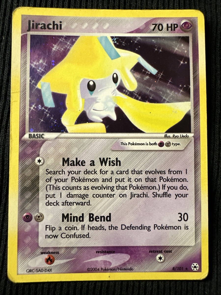 2004 Pokemon EX Hidden Legends Reverse Holo Jirachi #8/101 - LP | eBay